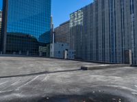 Georgia's Business District Under Clear Skies