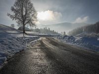 German Alps: Winter Mountain Landscape