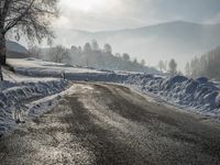 German Alps: Winter Mountain Landscape