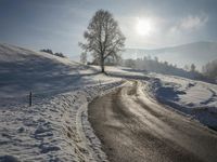 German Alps: Winter Mountain Landscape