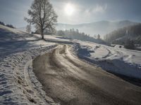 German Alps: Winter Mountain Landscape