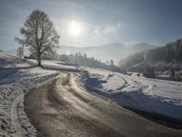 German Alps: Winter Mountain Landscape