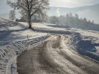 German Alps: Winter Mountain Landscape