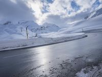 German Alps: A Scenic Road Through Snowy Mountains