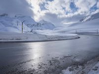 German Alps: A Scenic Road Through Snowy Mountains