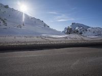 German Alps Winter Day Sunrise