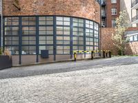 German Architecture: Brick Buildings in a Neighbourhood