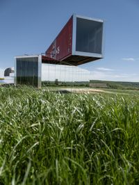 German Architecture: A Modern Facade in a Green Setting