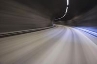 German Autobahn: Light Trails in Motion Blur