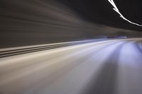 German Autobahn: Light Trails in Motion Blur