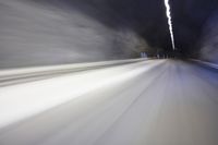 German Autobahn: Light Trails in Motion Blur