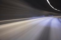 German Autobahn: Light Trails in Motion Blur