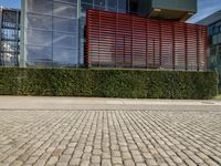 The German Business District: A Snapshot of Modern Architecture Under a Clear Sky