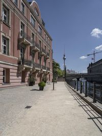 German Classic Architecture on Cobblestone Road 003