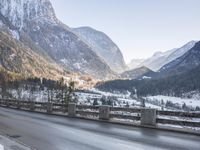 German Highlands Winter Landscape: Snow Mountains 004