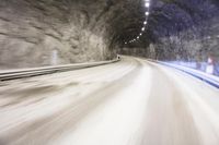 German Highway: Winter Atmosphere in Europe