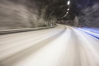 German Highway: Winter Atmosphere in Europe