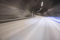 German Highway: Winter Atmosphere in Europe