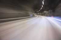 German Highway: Winter Atmosphere in Europe