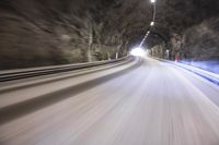 German Highway: Winter Atmosphere in Europe