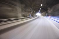 German Highway: Winter Atmosphere in Europe