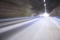 German Highway: Winter Atmosphere in Europe