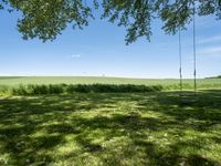 German Landscape: Green Fields and Clouds