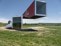 German Modern Architecture: A Building on a Grass Surface