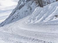 German Mountain Pass: Snow-Covered Alps