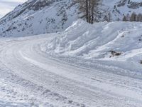 German Mountain Pass: Snow-Covered Alps