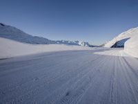 German Mountain Pass: A Winter Landscape