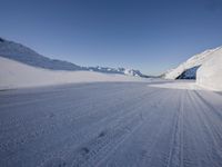 German Mountain Pass: A Winter Landscape