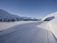 German Mountain Pass: A Winter Landscape