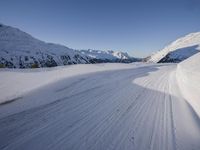 German Mountain Pass: A Winter Landscape