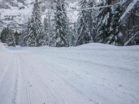 German Mountain Range in the Alps: Snow Covered Wilderness
