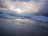 The German Mountain Range in the Alps: A Winter Wonderland