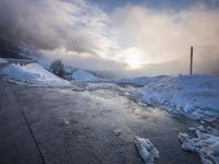The German Mountain Range in the Alps: A Winter Wonderland