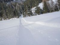 German Mountain Range: Winter Landscape