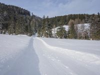 German Mountain Range: Winter Landscape