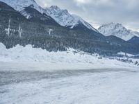 German Mountain Road: Snow-Covered Landscape