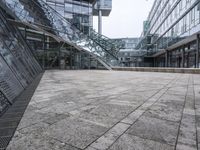 German Office Building: Metal Façade in Monochrome