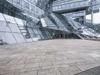 German Office Building: Metal Façade in Monochrome