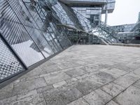 German Office Building: Metal Façade in Monochrome