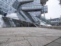 German Office Building: Metal Façade in Monochrome