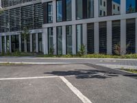 German Office Buildings: Hard Shadows in the Daytime