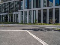 German Office Buildings: Hard Shadows in the Daytime