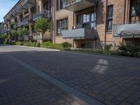 German Residential Architecture on Cobble Stone Road