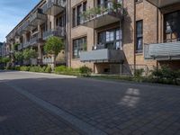 German Residential Architecture on Cobble Stone Road