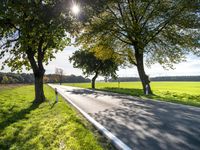 German Road: Asphalt Through a Field of Clouds