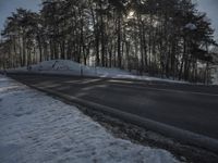 German Road: Asphalt Landscape on a Daytime